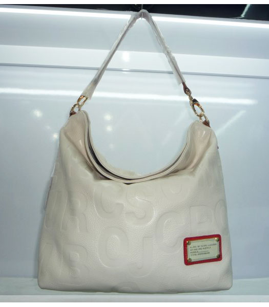 Bag di Marc Jacobs 2010 Grande spalla grigio chiaro